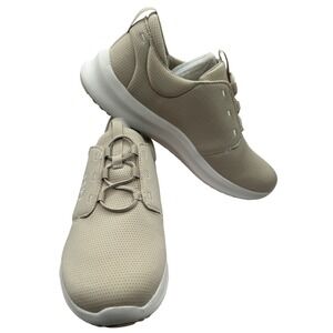 Ryka Renew Slip-On Sneaker,Beige.Re-Zorb Lite Soles,Bungee Lace,Women's SZ: 9.5M